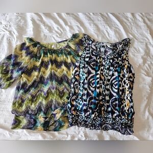 Dressbarn Multicolor Women's Tops Set